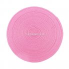 สายผ้า-ผ้ากุ๊น PP  ลายเวอร์จิ้น ขนาด 1 นิ้ว บรรจุ 50 เมตร สีชมพูอ่อน