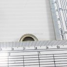 ตาไก่ เหล็ก ขนาด 11 mm (25) บรรจุ 100 ชุด สีนิเกิ้ล รูป 3