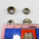 กระดุมแป๊กเหล็ก ขนาดหน้ากว้าง 15 mm (7N) บรรจุ 10 ชุด สีนิเกิ้ล รูป 2