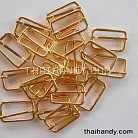 ตัวปรับสายโลหะ 2 ช่อง ขนาด 1.2 นิ้ว บรรจุ 20 อัน สีทอง