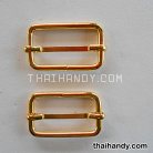 ตัวปรับสายโลหะ 2 ช่อง ขนาด 1.2 นิ้ว บรรจุ 20 อัน สีทอง รูป 2