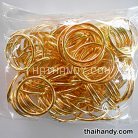 ห่วงเหล็กกลม ขนาด 1.2 นิ้ว บรรจุ 100 อัน สีทอง