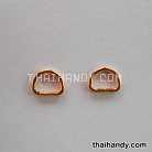 ห่วงเหล็กตัว D  ขนาด 10 mm  บรรจุ 100 อัน สีทอง รูป 2