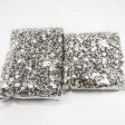 ตะปูย้ำหน้าเดียว หน้ากว้าง 8 มิล ขนาดขายาว 8 mm  บรรจุ 2000 ชุด สีนิเกิ้ล