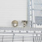 ตะปูย้ำหน้าเดียว หน้ากว้าง 8 มิล ขนาดขายาว 8 mm  บรรจุ 2000 ชุด สีนิเกิ้ล รูป 2