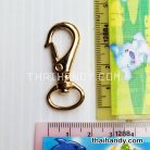 คอหมาโลหะ ตะขอ ขนาด 1.83x4.2 cm  บรรจุ 10 อัน สีทอง รูป 2