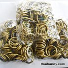 ห่วงเหล็กกลม ขนาด 1.2 นิ้ว บรรจุ 300 อัน สีทองรมดำ