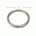 ห่วงเหล็กกลม ขนาด 1 นิ้ว บรรจุ 300 อัน สีทองรมดำ รูป 3