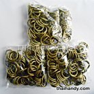 ห่วงเหล็กกลม ขนาด 0.8 นิ้ว บรรจุ 300 อัน สีทองรมดำ