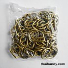 ห่วงเหล็กตัว D  ขนาด 1 นิ้ว บรรจุ 100 อัน สีทองรมดำ