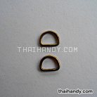 ห่วงเหล็กตัว D  ขนาด 10 mm  บรรจุ 10 อัน สีทองรมดำ รูป 2