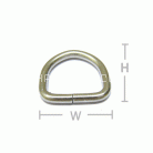 ห่วงเหล็กตัว D  ขนาด 0.5 นิ้ว บรรจุ 300 อัน สีนิเกิ้ล รูป 3