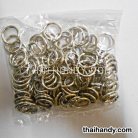 ห่วงเหล็กกลม ขนาด 0.7 นิ้ว บรรจุ 100 อัน สีนิเกิ้ล