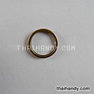 ห่วงพวงกุญแจแบนหนา เฉพาะห่วง ขนาด 2.5 cm  บรรจุ 500 อัน สีทองรมดำ รูป 2