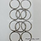 ห่วงเหล็กกลม ขนาด 1.5 นิ้ว บรรจุ 10 อัน สีนิเกิ้ล