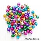 กระพรวนเหล็ก เงา ขนาด 6 mm  บรรจุ 100 อัน สีคละสี