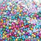 กระพรวนเหล็ก เงา ขนาด 6 mm  บรรจุ 500 อัน สีคละสี