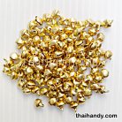 กระพรวนเหล็ก เงา ขนาด 6 mm  บรรจุ 1000 อัน สีทอง รูป 2