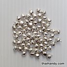 กระพรวนเหล็ก เงา ขนาด 6 mm  บรรจุ 500 อัน สีเงิน รูป 2