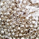 กระพรวนเหล็ก เงา ขนาด 8 mm  บรรจุ 100 อัน สีเงิน รูป 2