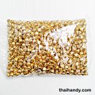 กระพรวนเหล็ก เงา ขนาด 8 mm  บรรจุ 1000 อัน สีทอง