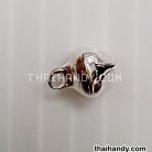 กระพรวนเหล็ก เงา ขนาด 8 mm  บรรจุ 1000 อัน สีเงิน รูป 3