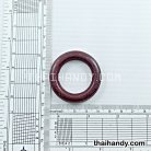 ห่วงไม้กลม ขนาด 3 cm  บรรจุ 50 อัน สีน้ำตาล รูป 3