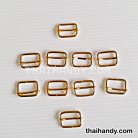 ตัวปรับสายโลหะ 2 ช่อง ขนาด 0.6 นิ้ว บรรจุ 20 อัน สีทอง รูป 2