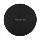 สายผ้า-ผ้ากุ๊น PP  ลายเวอร์จิ้น ขนาด 1 นิ้ว บรรจุ 50 เมตร สีดำ