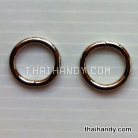 ห่วงเหล็กกลม ขนาด 0.7 นิ้ว บรรจุ 2 อัน