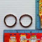 ห่วงเหล็กกลม ขนาด 0.8 นิ้ว บรรจุ 2 อัน สีนิเกิ้ล รูป 2