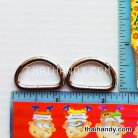 ห่วงเหล็กตัว D  ขนาด 0.6 นิ้ว บรรจุ 2 อัน สีนิเกิ้ล รูป 2
