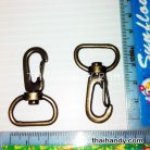 คอหมาโลหะ ตัวซี ขนาด 2x4.32 cm  บรรจุ 10 อัน สีทองรมดำ รูป 2
