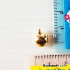 กระพรวนเหล็ก เงา ขนาด 10 mm  บรรจุ 100 อัน สีทอง รูป 2