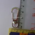 คอหมาโลหะ ตะขอซี ขนาด 1.21x3.8 cm  บรรจุ 10 อัน สีนิเกิ้ล รูป 2