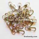 คอหมาโลหะ ตะขอซี ขนาด 1.21x3.8 cm  บรรจุ 100 อัน สีนิเกิ้ล รูป 2