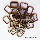 ห่วงเหล็กสี่เหลี่ยม ขนาด 0.6 นิ้ว บรรจุ 100 อัน สีทองรมดำ รูป 2