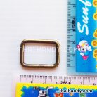 ห่วงเหล็กสี่เหลี่ยม ขนาด 1 นิ้ว บรรจุ 100 อัน สีทองรมดำ รูป 2