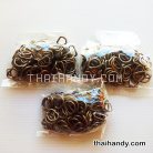 ห่วงเหล็กตัว D  ขนาด 0.5 นิ้ว บรรจุ 300 อัน สีทองรมดำ