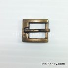 หัวเข็มขัดสี่เหลี่ยม โลหะ ขนาด 1 X1.1 cm  บรรจุ 10 อัน สีทองรมดำ รูป 2