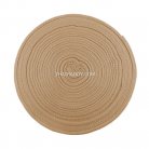 สายผ้า-ผ้ากุ๊น PP  ลายเวอร์จิ้น ขนาด 1 นิ้ว บรรจุ 50 เมตร สีกากีแกมทอง