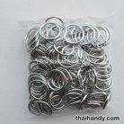 ห่วงเหล็กกลม ขนาด 1 นิ้ว บรรจุ 300 อัน สีนิเกิ้ล