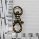 คอหมาโลหะ ดีด ขนาด 1x3.3 cm  บรรจุ 100 อัน สีทองรมดำ รูป 2