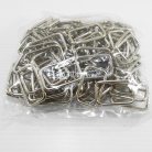 ห่วงเหล็กสี่เหลี่ยม ขนาด 1.2 นิ้ว บรรจุ 100 อัน สีนิเกิ้ล