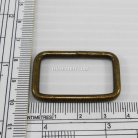 ห่วงเหล็กสี่เหลี่ยม ขนาด 1.2 นิ้ว บรรจุ 1 อัน สีทองรมดำ รูป 2