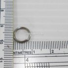 ห่วงเหล็กกลม ขนาด 10 mm  บรรจุ 100 อัน สีนิเกิ้ล รูป 2