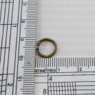 ห่วงเหล็กกลม ขนาด 10 mm  บรรจุ 10 อัน สีทองรมดำ รูป 2