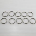 ห่วงพวงกุญแจ เฉพาะห่วง ขนาด 2 cm  บรรจุ 10 อัน สีนิเกิ้ล