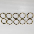 ห่วงพวงกุญแจ เฉพาะห่วง ขนาด 2 cm  บรรจุ 10 อัน สีทองรมดำ