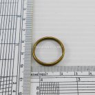 ห่วงพวงกุญแจ เฉพาะห่วง ขนาด 2 cm  บรรจุ 100 อัน สีทองรมดำ รูป 2